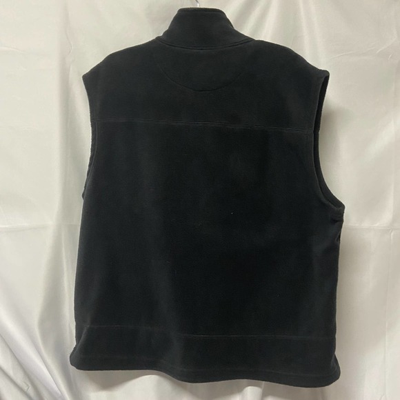 Cabela's Vest Black Full Zip Size L Fleece Polyester - Picture 3 of 4